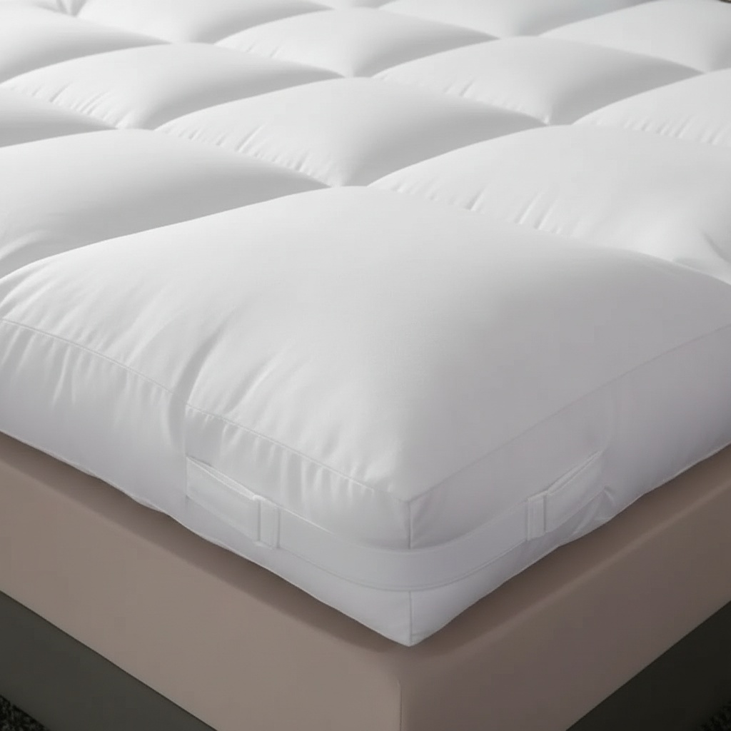 Acolchoamento puffy 600g/m² — qualidade hotel.
