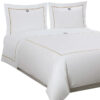 Jogo de Cama 300 Fios Cetim 100% Trussardi Bambu Girelli Branco