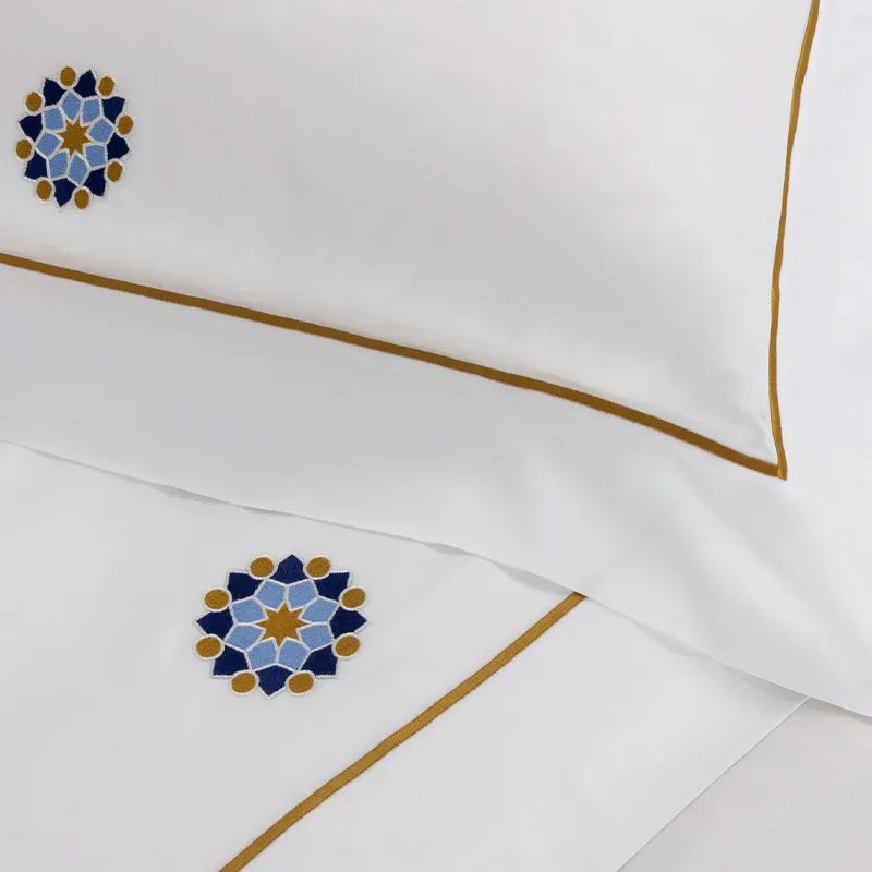 Jogo de Cama 100% Cotton Bedding Frette Branco - Imagem 3