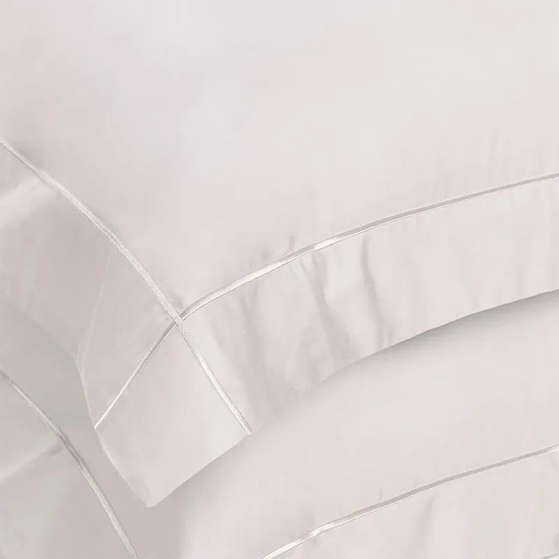 Jogo de Cama 300 Fios Cetim 100% Trussardi Bambu Girelli Branco - Imagem 4