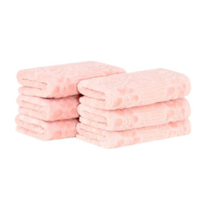 Kit 6 Peças Toalha Lavabo Buddemeyer Lollipop Rosa