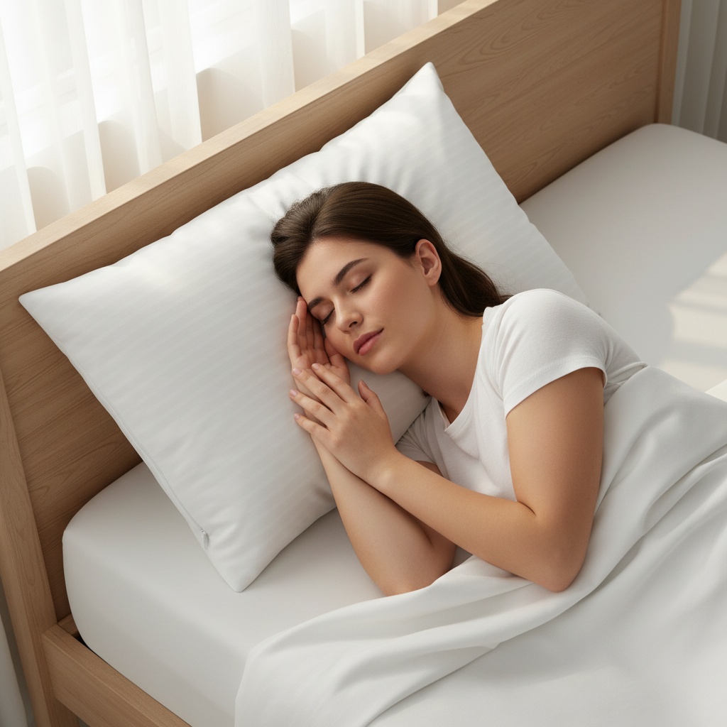 Memory foam abraça pescoço e ombro — sono profundo.