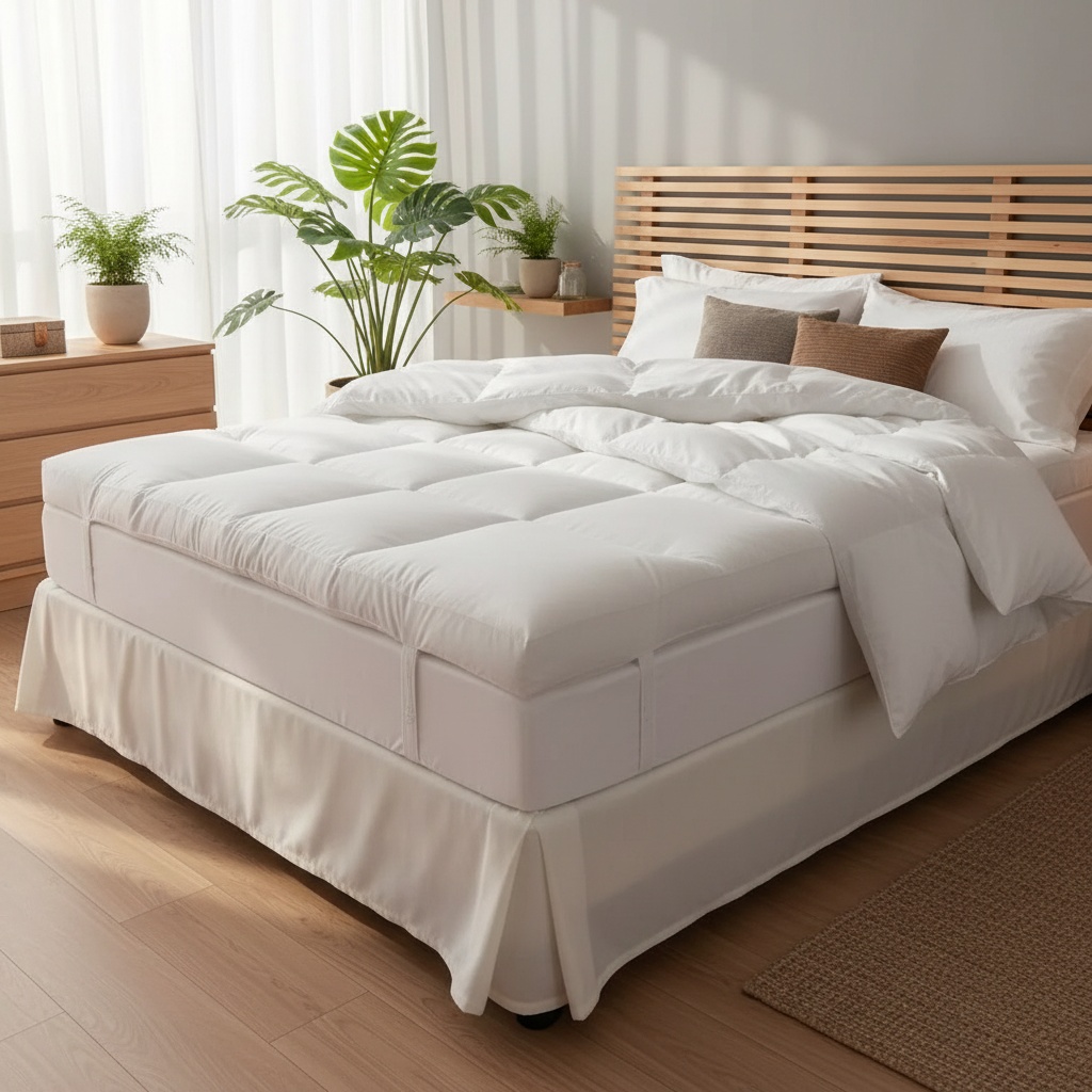 Cama renovada em poucos minutos com o pillow top.